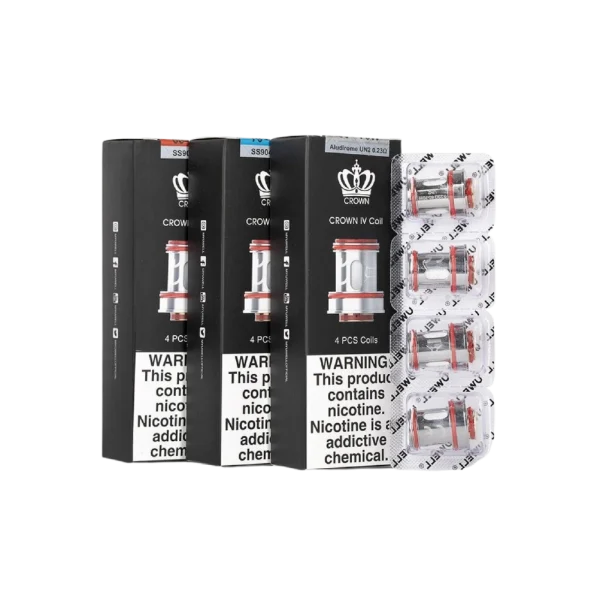 Uwell Crown 4 Coils Mesh 0.23ohm replacement coils - Alt Vape Calgary