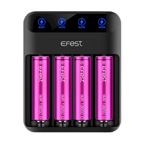 Efest Lush Q4 Battery Charger vape accessory - Alt Vape Calgary