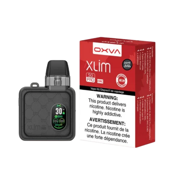 OXVA XLIM SQ Pro Kit vape device angle view