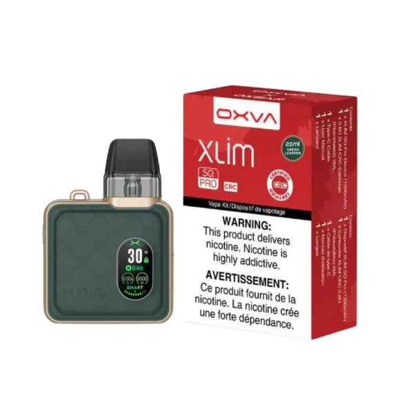 OXVA XLIM SQ Pro Kit vape device angle view