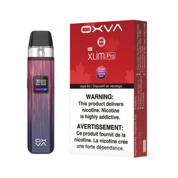 OXVA XLIM Pro Kit vape device packaging