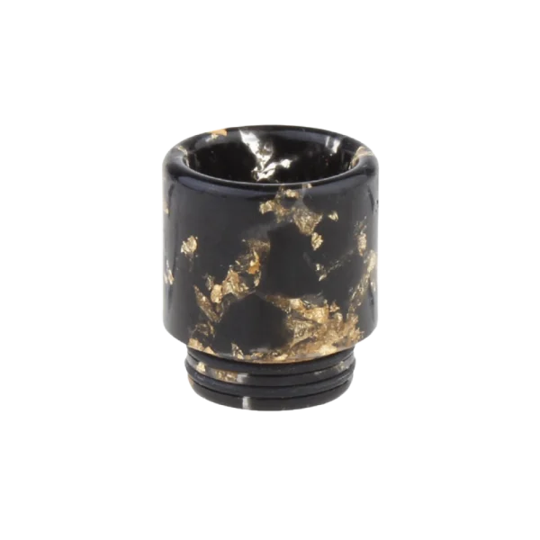 Resin Gold Flake 810 Drip Tip vape accessory - Alt Vape Calgary