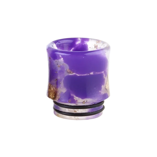 Resin Gold Flake 810 Drip Tip - shop vape accessory online