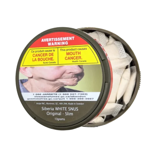 Siberia White Snus nicotine pouches - Alt Vape Calgary