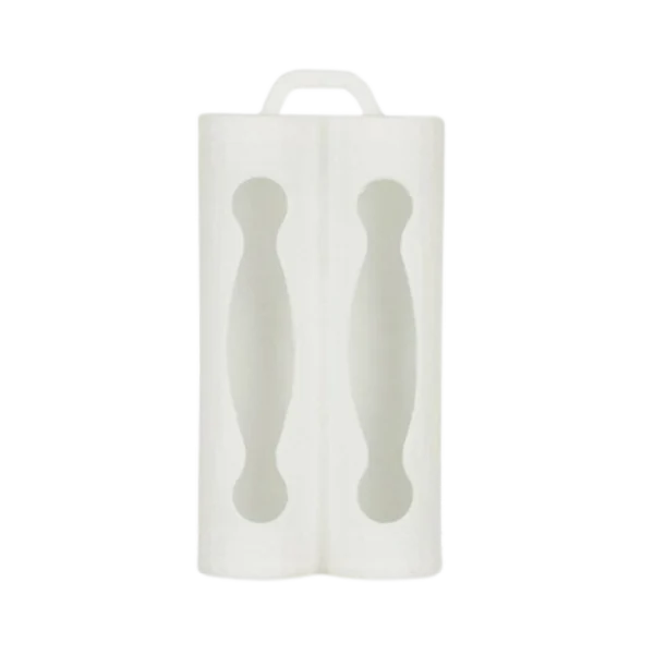 Dual 18650 Silicone Case White vape accessory - Alt Vape Calgary