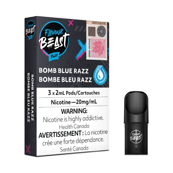 Flavour Beast Pods 2% vape juice packaging