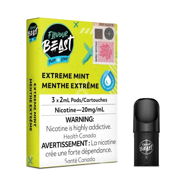 Flavour Beast Pods 2% vape juice packaging