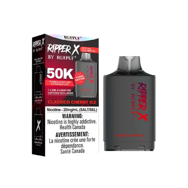 Ruf Puf Ripper X Pod 50K 2% disposable vape - Alt Vape Calgary