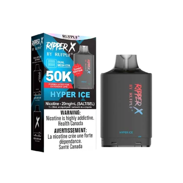 Ruf Puf Ripper X Pod 50K 2% - shop disposable vape online