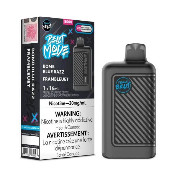 Flavour Beast Beast Mode 2% vape device packaging