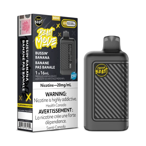 Flavour Beast Beast Mode 2% vape device angle view