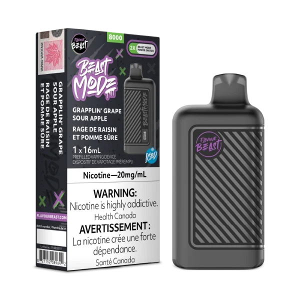 Flavour Beast Beast Mode 2% vape device packaging