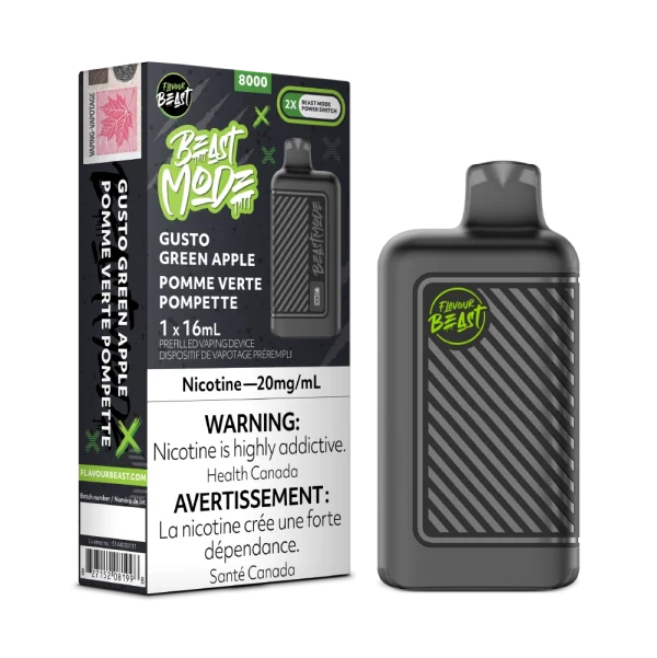 Flavour Beast Beast Mode 2% vape device angle view