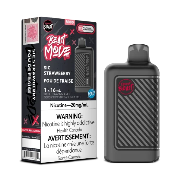 Flavour Beast Beast Mode 2% vape device packaging