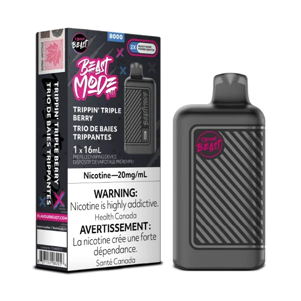 Flavour Beast Beast Mode 2% vape device packaging