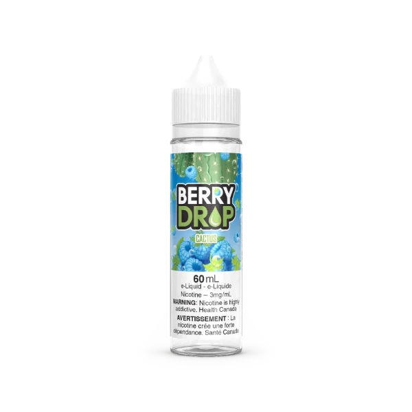 Berry Drop 60mL freebase e-liquid with 70VG/30PG ratio and sour blue raspberry base; available for Calgary delivery.