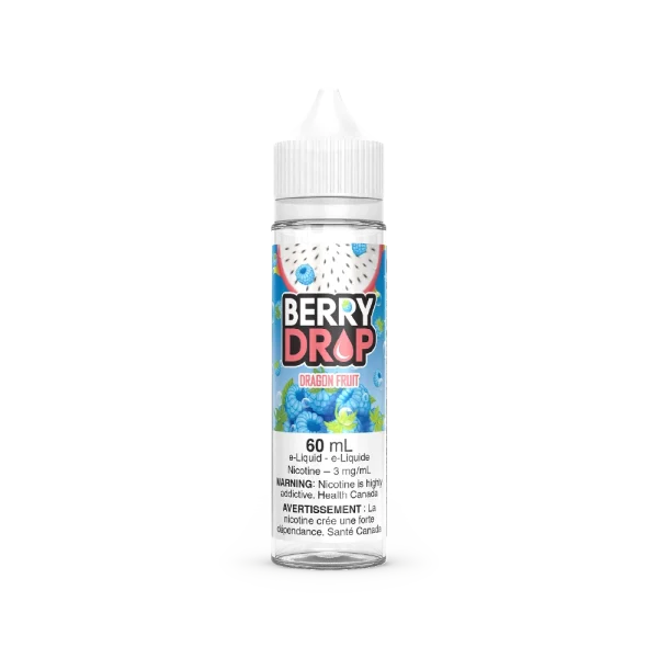 Berry Drop 60mL freebase e-liquid with 70VG/30PG ratio and sour blue raspberry base; available for Calgary delivery.