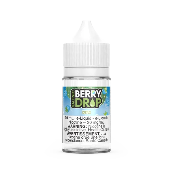 Berry Drop 30mL salt nicotine e-liquid with a sour blue raspberry base and BOLD nicotine options; available for Same Day Calgary delivery.