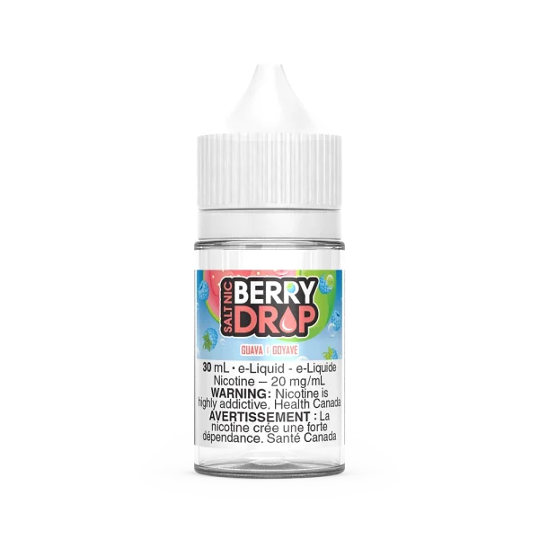 Berry Drop 30mL salt nicotine e-liquid with a sour blue raspberry base and BOLD nicotine options; available for Same Day Calgary delivery.