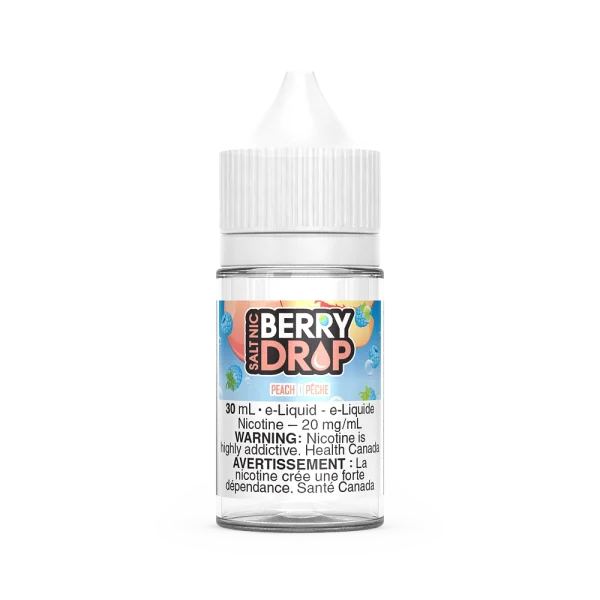 Berry Drop 30mL salt nicotine e-liquid with a sour blue raspberry base and BOLD nicotine options; available for Same Day Calgary delivery.