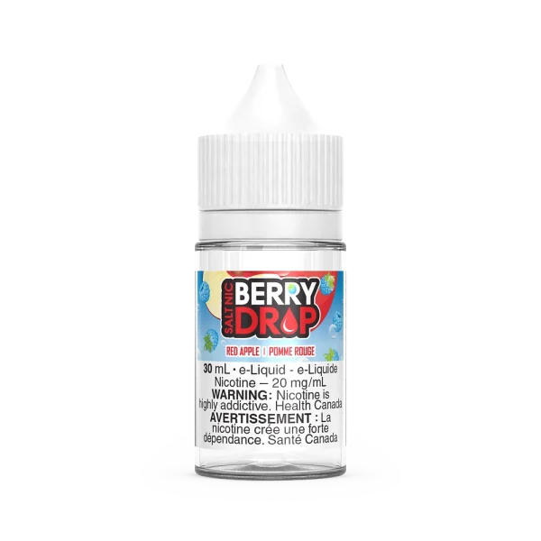 Berry Drop 30mL salt nicotine e-liquid with a sour blue raspberry base and BOLD nicotine options; available for Same Day Calgary delivery.
