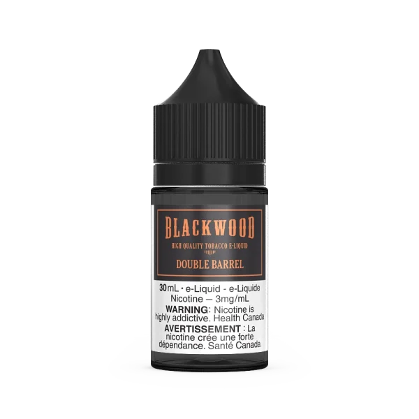 Blackwood 30mL freebase tobacco e-liquid with 65VG/35PG ratio and various oak and spice notes; available for Calgary delivery.
