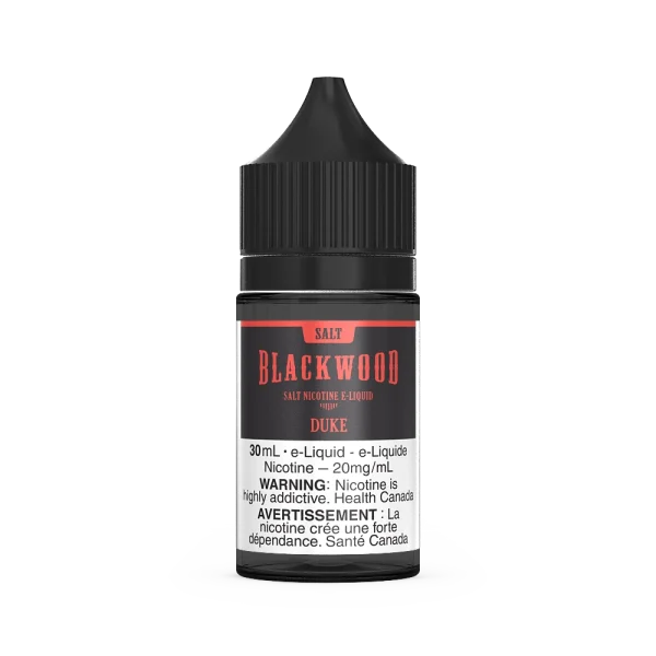 Blackwood 30mL freebase tobacco e-liquid with 65VG/35PG ratio and various oak and spice notes; available for Calgary delivery.
