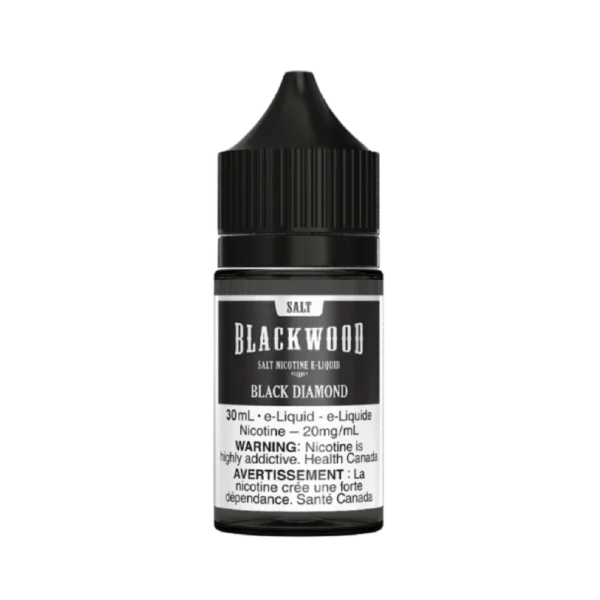 Blackwood 30mL tobacco-flavored salt nicotine e-liquid with various oak and spice notes; available for Calgary delivery.