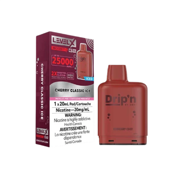 Level X Drip'n Boost G2 25K Pods 2% - shop disposable vape online