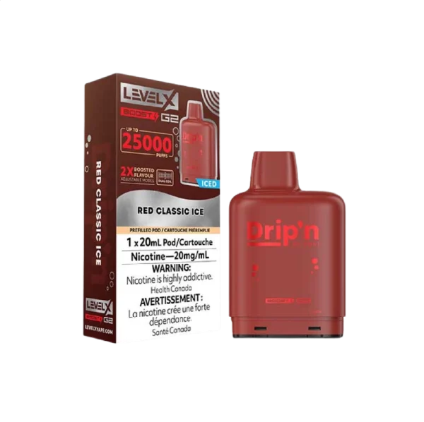 Level X Drip'n Boost G2 25K Pods 2% - shop disposable vape online