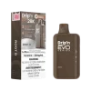 Drip’n 28K disposable vape by ENVI featuring a vibrant LED display for battery and juice levels, 3-mode firing system, and 20mL capacity; available for Calgary delivery.