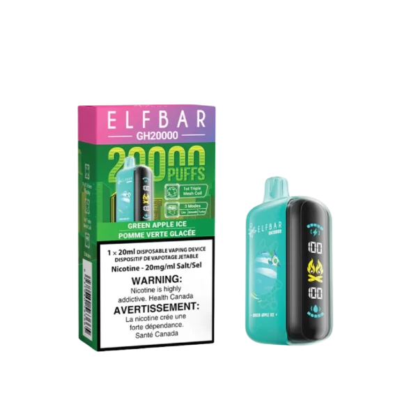 Elf Bar GH20K 2% disposable vape packaging