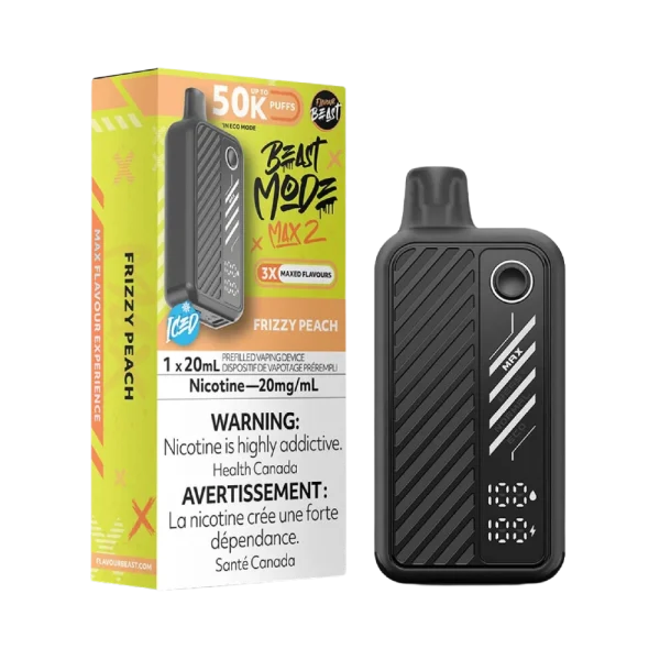 Flavour Beast Beast Mode Max 2 2% vape device angle view