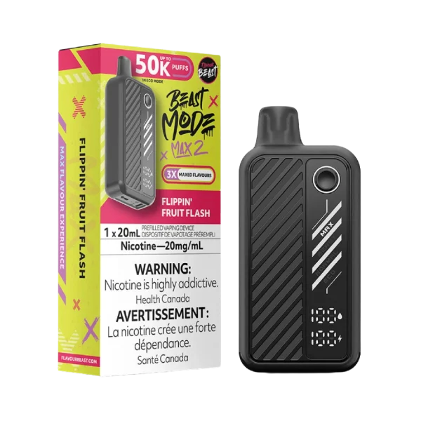 Flavour Beast Beast Mode Max 2 2% vape device packaging