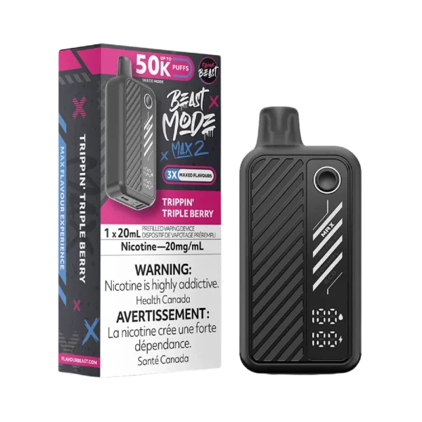 Flavour Beast Beast Mode Max 2 2% vape device packaging