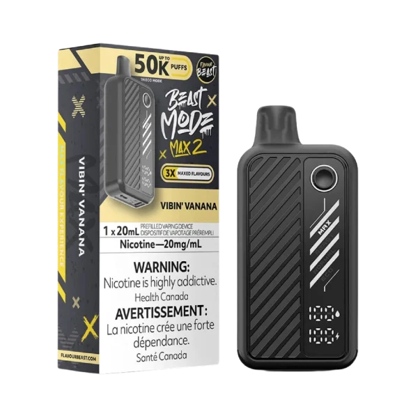 Flavour Beast Beast Mode Max 2 2% vape device angle view