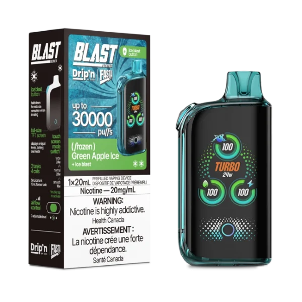 Drip'n Fasta Blast 30K 2% disposable vape detail