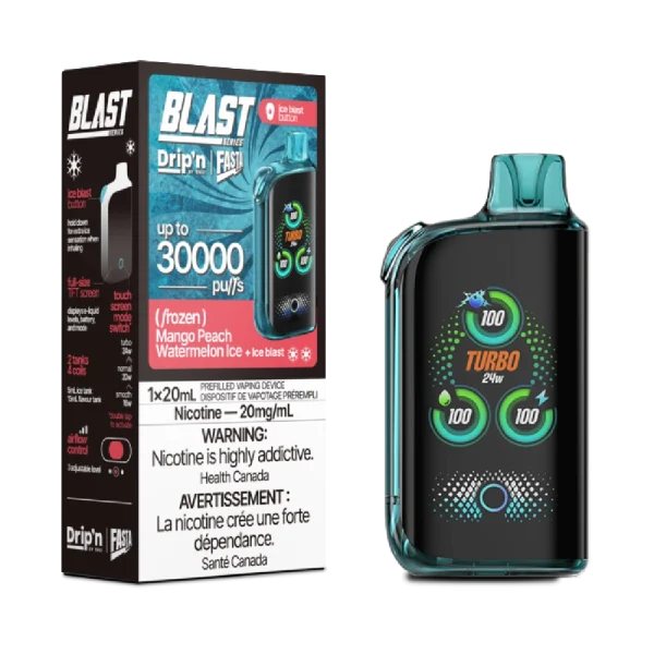 Drip'n Fasta Blast 30K 2% disposable vape detail
