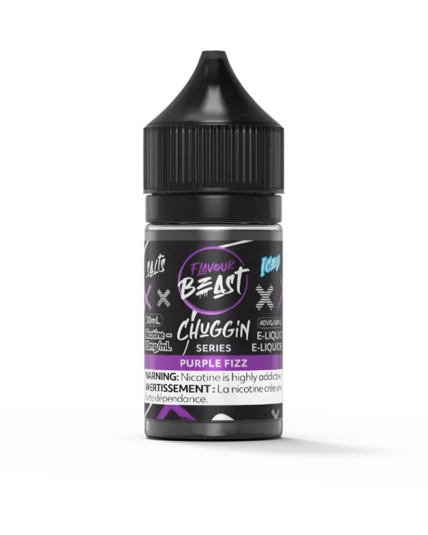 Flavour Beast 30mL salt nicotine e-liquid with 40VG/60PG ratio and intense fruit flavors; available for Calgary delivery.