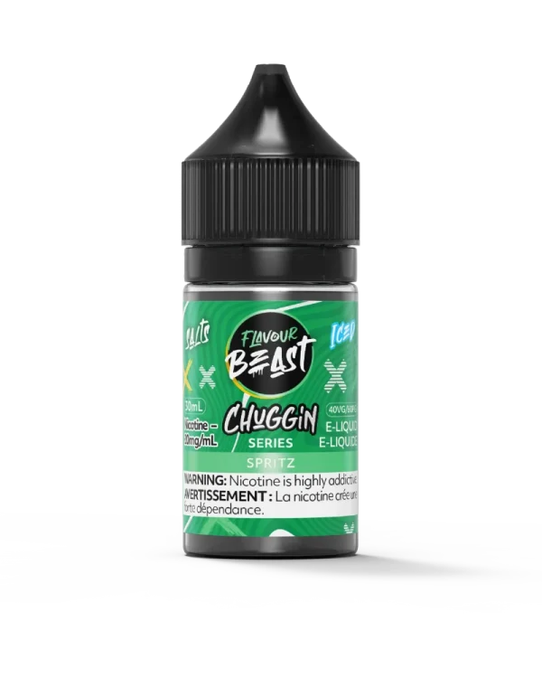 Flavour Beast 30mL salt nicotine e-liquid with 40VG/60PG ratio and intense fruit flavors; available for Calgary delivery.
