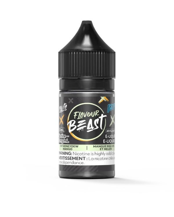 Flavour Beast 30mL salt nicotine e-liquid with 40VG/60PG ratio and intense fruit flavors; available for Calgary delivery.