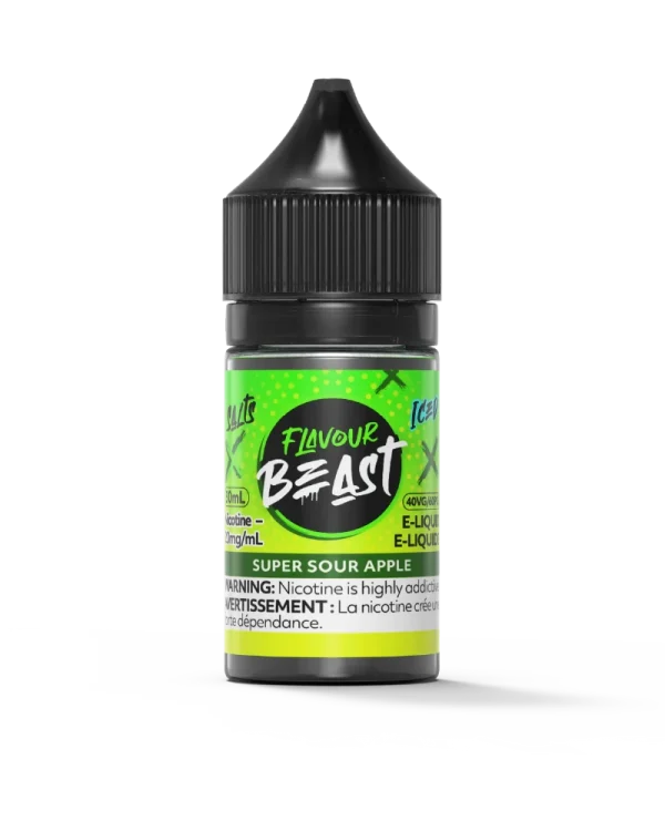 Flavour Beast 30mL salt nicotine e-liquid with 40VG/60PG ratio and intense fruit flavors; available for Calgary delivery.