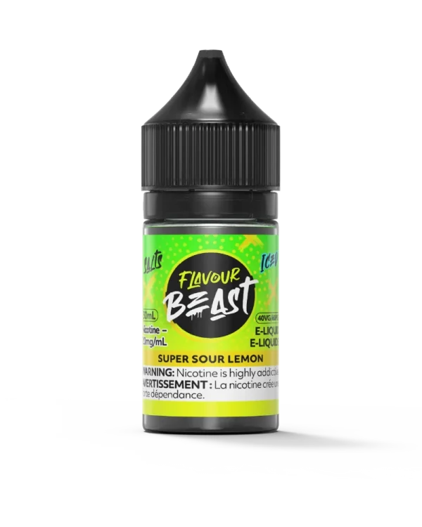 Flavour Beast 30mL salt nicotine e-liquid with 40VG/60PG ratio and intense fruit flavors; available for Calgary delivery.