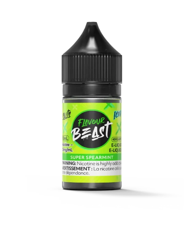 Flavour Beast 30mL salt nicotine e-liquid with 40VG/60PG ratio and intense fruit flavors; available for Calgary delivery.