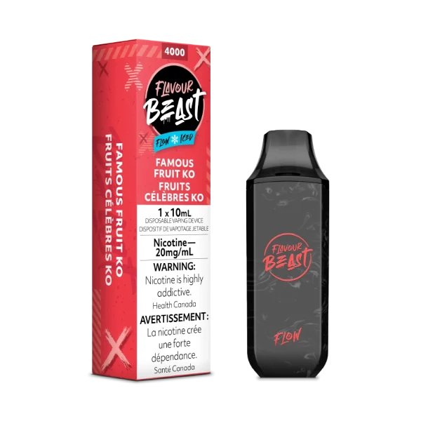 Flavour Beast Flow 2% disposable vape detail