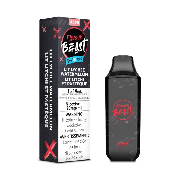 Flavour Beast Flow 2% disposable vape packaging
