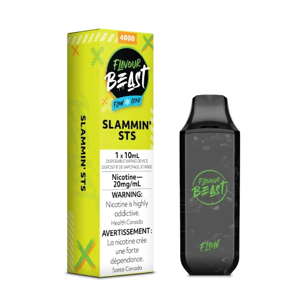 Flavour Beast Flow 2% disposable vape packaging