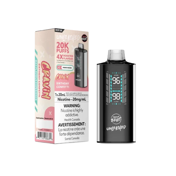 Flavour Beast Unleashed DCP 20K 2% disposable vape - Alt Vape Calgary