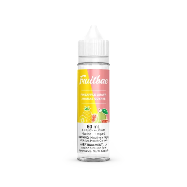 Fruitbae 60ml Freebase vape juice packaging