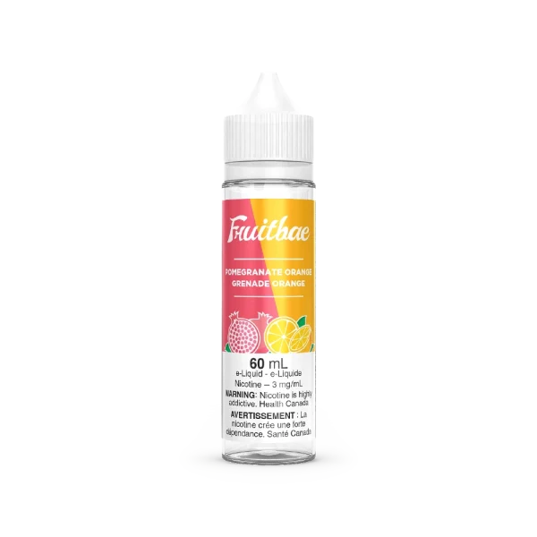 Fruitbae 60ml Freebase vape juice angle view